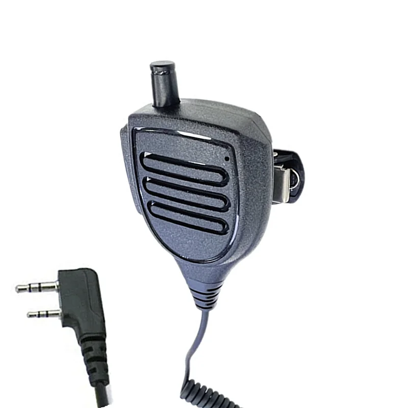 Altoparlante Microfono Ptt Mic Per Baofeng Uv-5R Bf-888S Uv-82 Uv-S9 Plus Uv 13 Pro Uv-16 Pro Kenwood 2 Pin Tipo Radio Bidirezionale