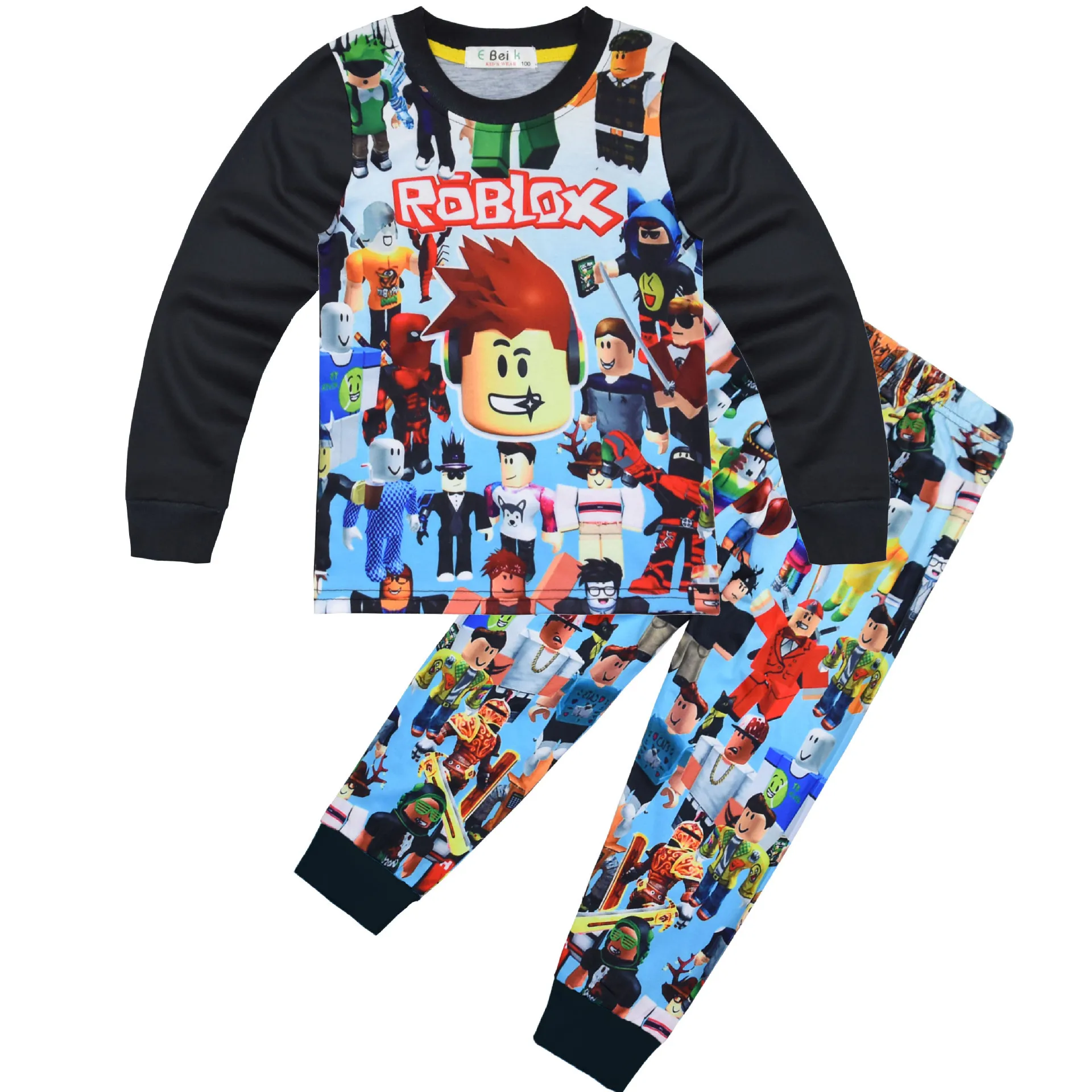 Roblox-Terno de lazer de duas peças para meninos e meninas, camiseta e  chapéu de manga curta, periférico de jogo, melhor presente de aniversário -  AliExpress