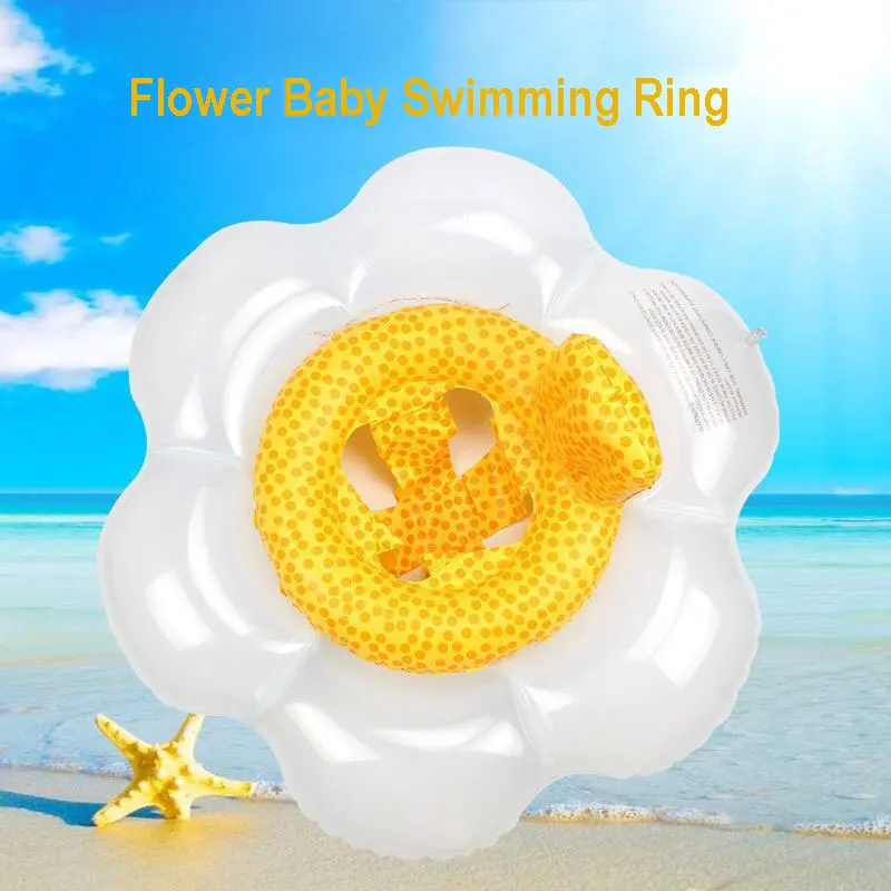 Inflatable Circle Baby Flowers Float Swimming Ring Inflatable Baby Accessories Float Child Seat Air Mattresse Water Toy Floats