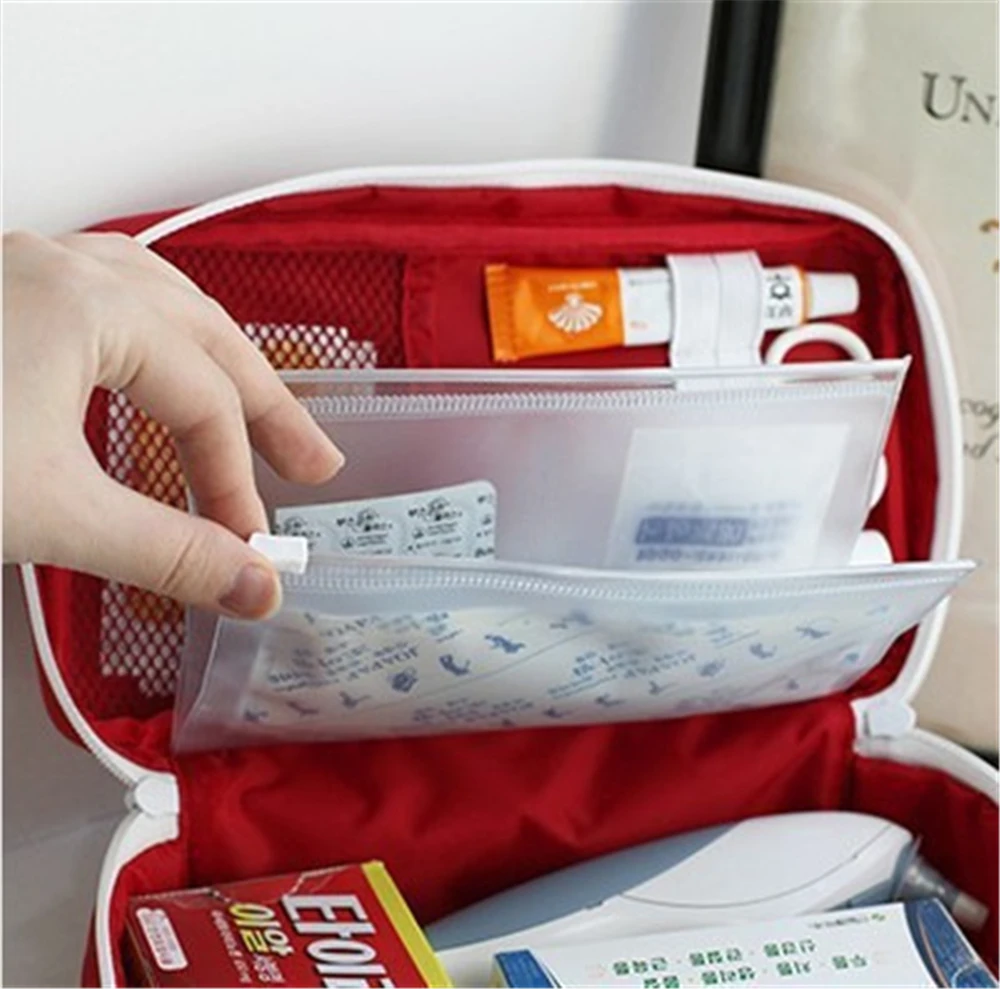 Empty Large Portable Outdoor Survival First Aid Kits Disaster Earthquake Emergency Bags Big Capacity Home Car Medical Package S3266b240d0374de98ffe3ec01a0a0534b