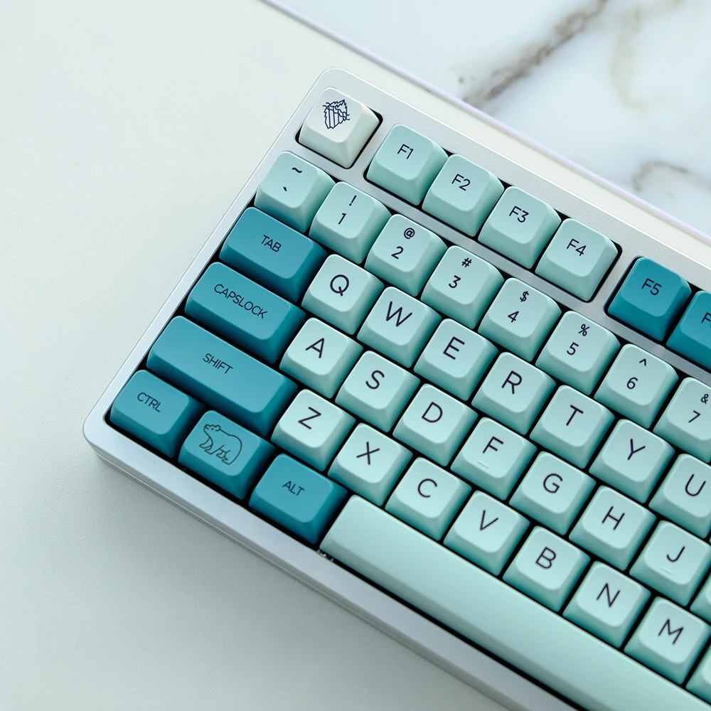 

146 Key Small Complete Set Of Iceberg Theme Key Cap MDA Height PBT Ball Cap PBT Heat Sublimation