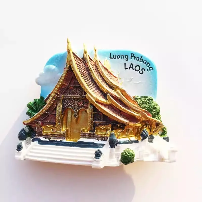 

Laos Fridge Magnets Luang Prabang Travelling Souvenirs Vang Vieng Fridge Stickers Home Decor Wedding Gifts Photo Wall Stickers
