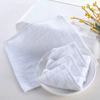 Hot sell wholesale Kindergarten pure cotton children's square towel white small towel 20*20cm household wipes 10pcs 1