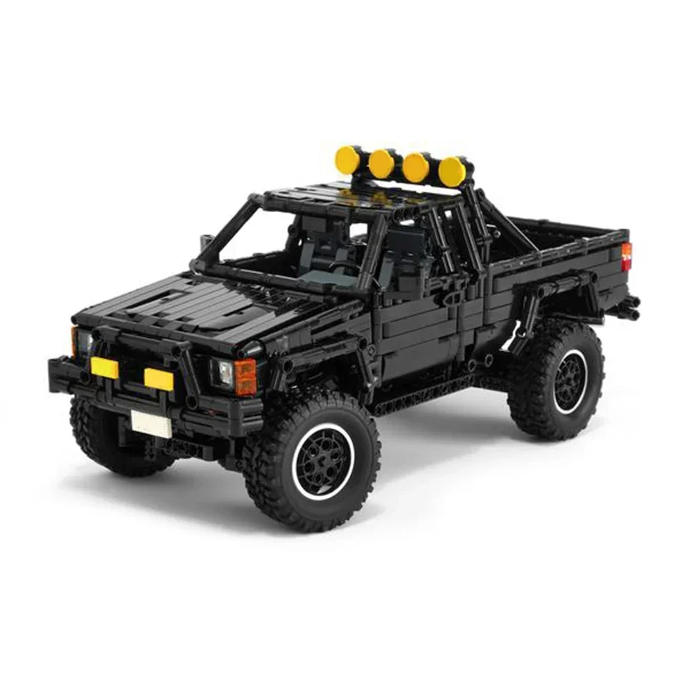 

Gobricks MOC 4x4 SR5 Xtracab Truck Bricks Hilux Pickup Back to the Future Building Blocks EXTRA DETAILED Version Toys Gift