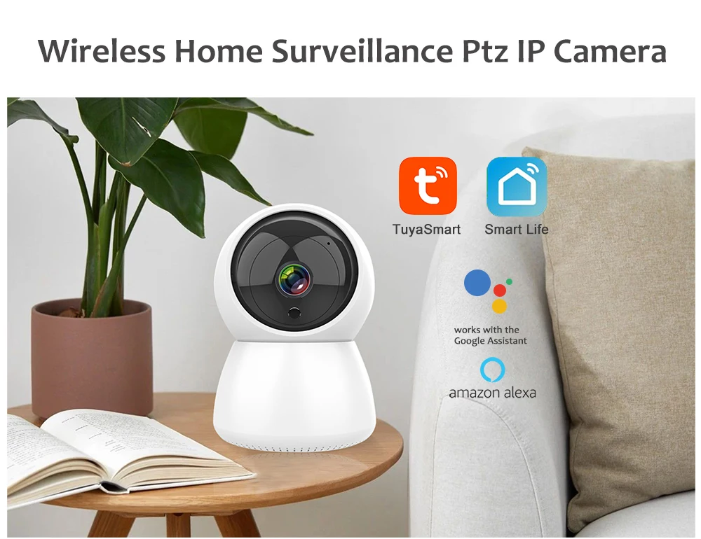 HD 1080P IP Camera Tuya Smartlife App Surveillance Security WiFi Baby Monitor Wireless Mini CCTV Indoor Home Camera Smart Alarm best night vision security camera