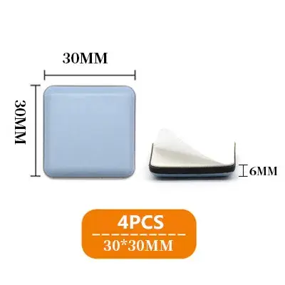 4pcs/set Furniture Leg Slider Pads Anti Scratch Easy Move Heavy Furniture Thickened Moving Pad Anti-abrasion Floor Protector Mat - Image 22