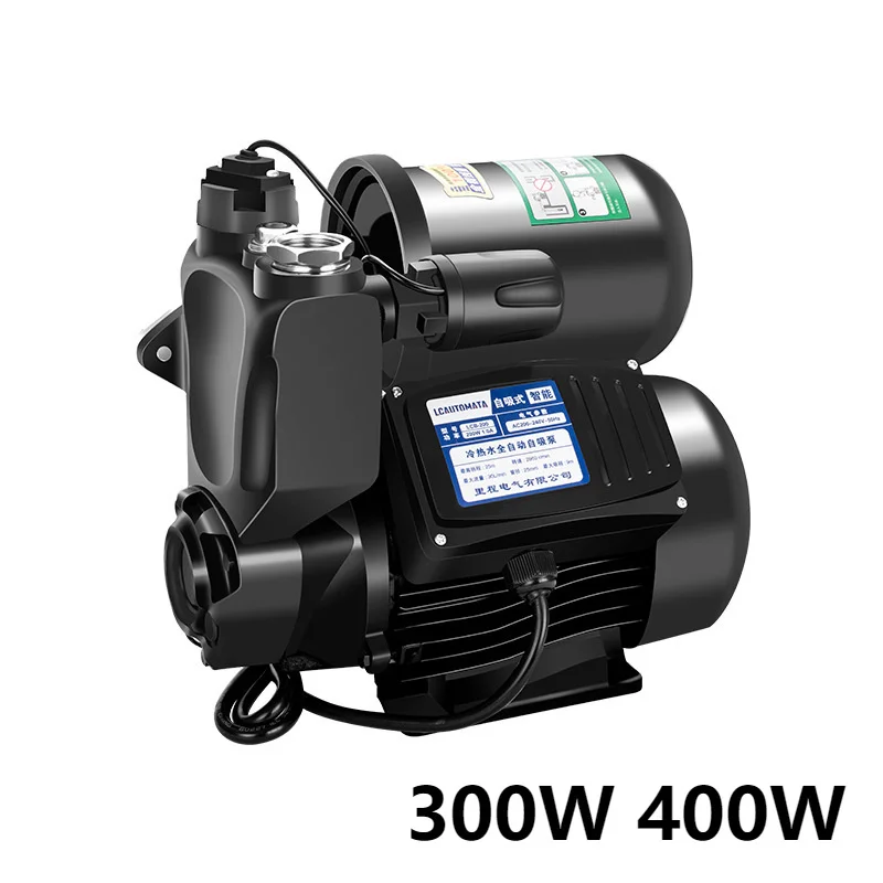 220V 300W 400W Full Automatic Intelligent Self-priming Pipeline Pump Solar  Water Heater Domestic Cold Hot Water Booster Pump
