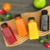 10pcsPlastic Juice Bottles Long-Lasting, Spill-Proof, Milk, and More - Easy Cleaning and Refilling Clear Water Bottle Portable ﻿ 2