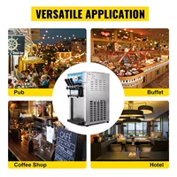 VEVOR – Machine à crème glacée commerciale, yaourtière à 3 saveurs, nettoyage en un clic, 18L/H, écran LCD, nouvelle machine à crème glacée molle pour la maison 6