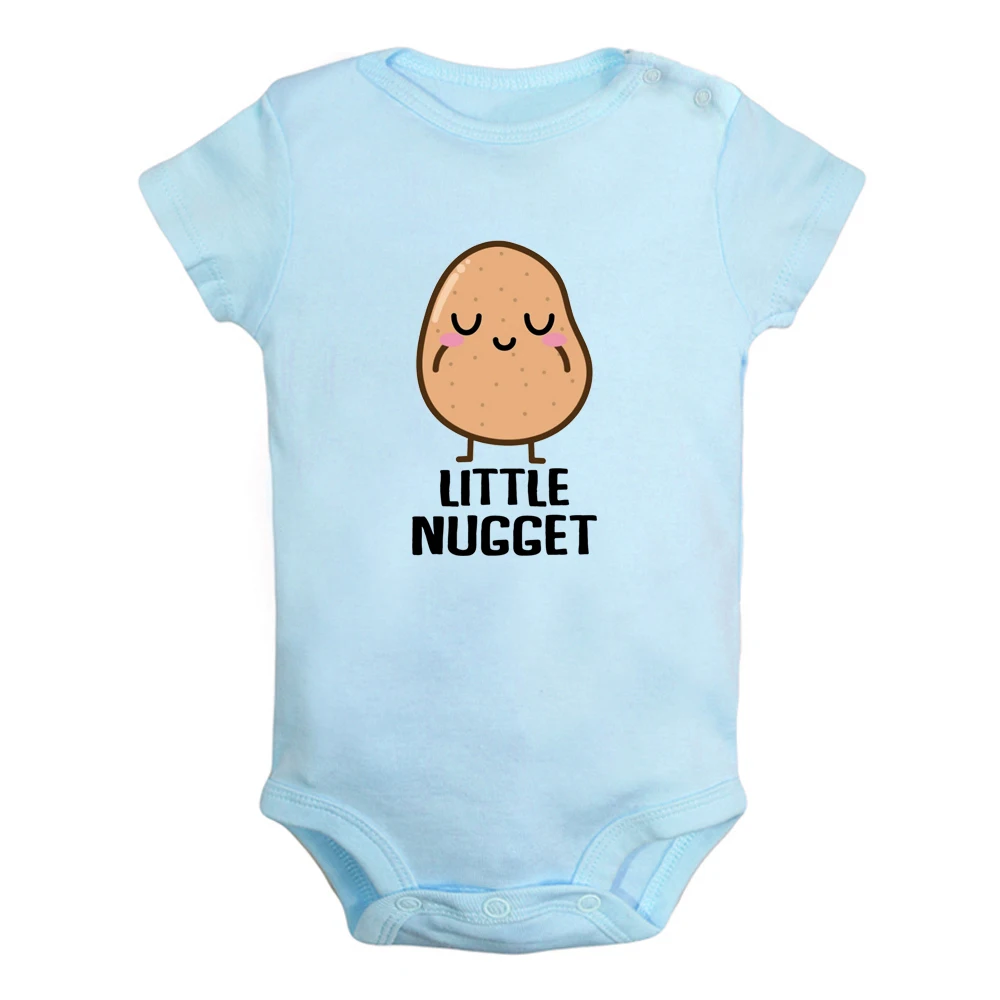 

Детский комбинезон Little Nugget-картофель, милые комбинезоны для мальчиков и девочек, комбинезон с короткими рукавами, мягкая Одежда для новорожденных
