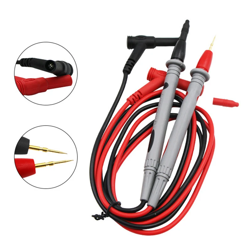 

1 Pair Universal Multimeter Test Probes Wire Tips Measuring Device Pins Portable Tester Detachable Accessories