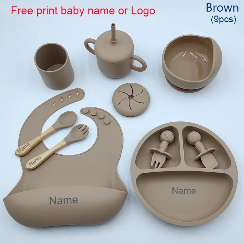Brown 9 Pcs