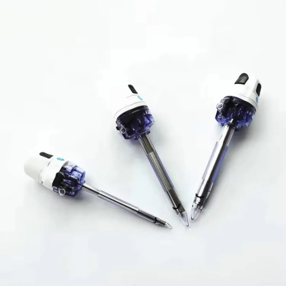 5/10/12mm Disposable endoscopic plastic trocar laparoscopy disposable trocars ，laparoscope trocar
