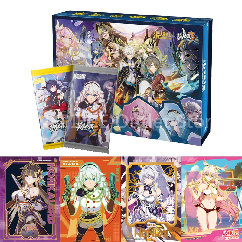 2023 Nuovo Genuino Honkai Impact 3 Carte Anime Personaggi Del Gioco Rare Nascosto Gm Fl Kpr Mkr Carte Collezionabili Giocattoli Per Bambini