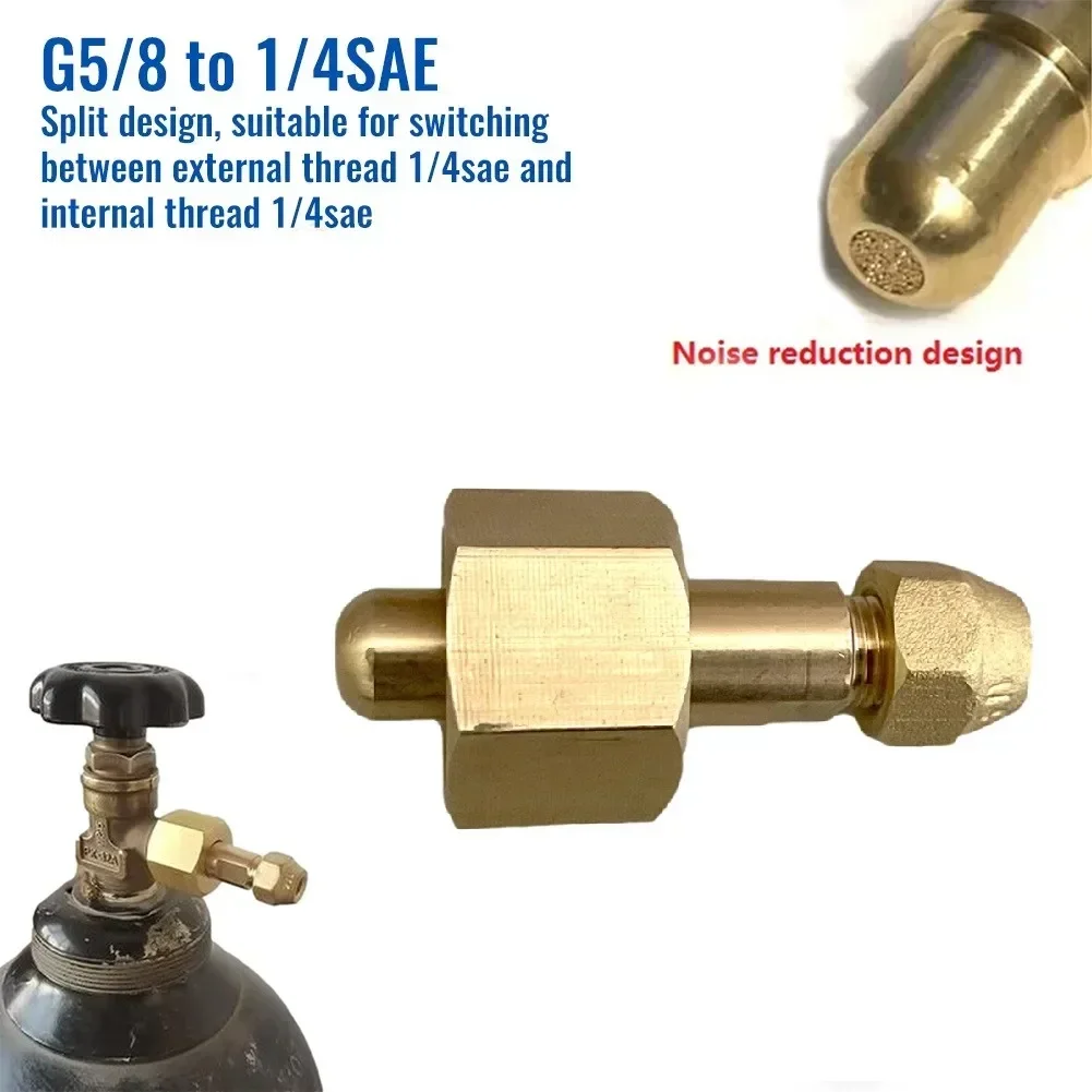 1Set Car Bottle Adapter On 1/4" SAE Thread Male 1/4 SAE Use Car Conditioner For R134A W21.8 To 1/4 High Quality