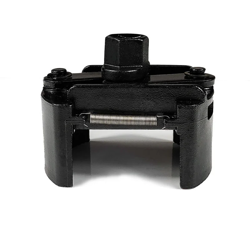 Adjustable oil filter wrench designed to remove filters without damaging the filter