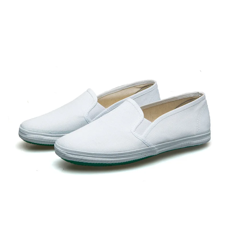 Canvas Shoes for Women Men Martial Arts Shoes Casual Soft Soled Gymnastics Elastic Shallow Mouth Cloth Flat