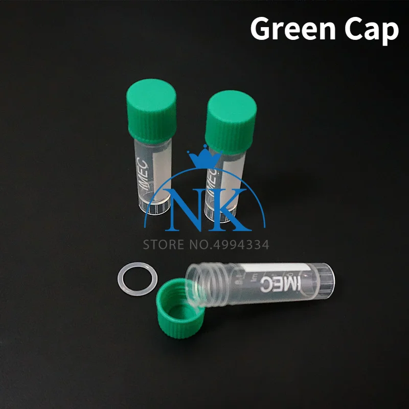 24Pcs 1.8ml PP Lab Analysis Freezing Tubes Graduation Centrifuge Tube Volume Vials Bottles Screw Cap plastic test tubes centrifuge tube