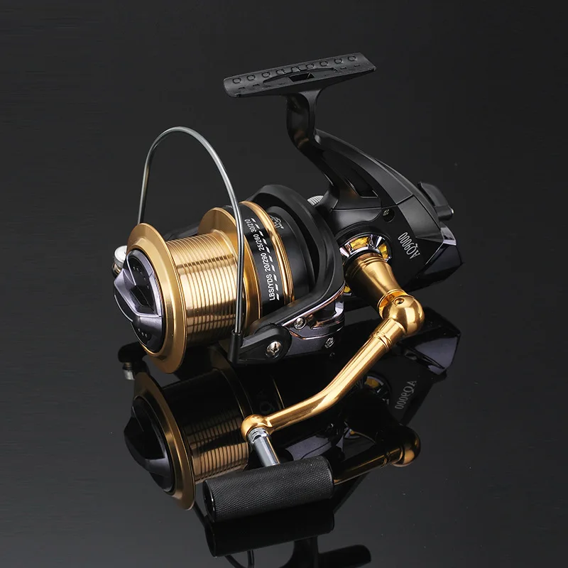 15KG Drag Jigging Spinning Reel 8000/9000/10000 Series Surf Fishing Reels  Long Casting Gear Ratio: 4.9:1 Saltwater Big Reel