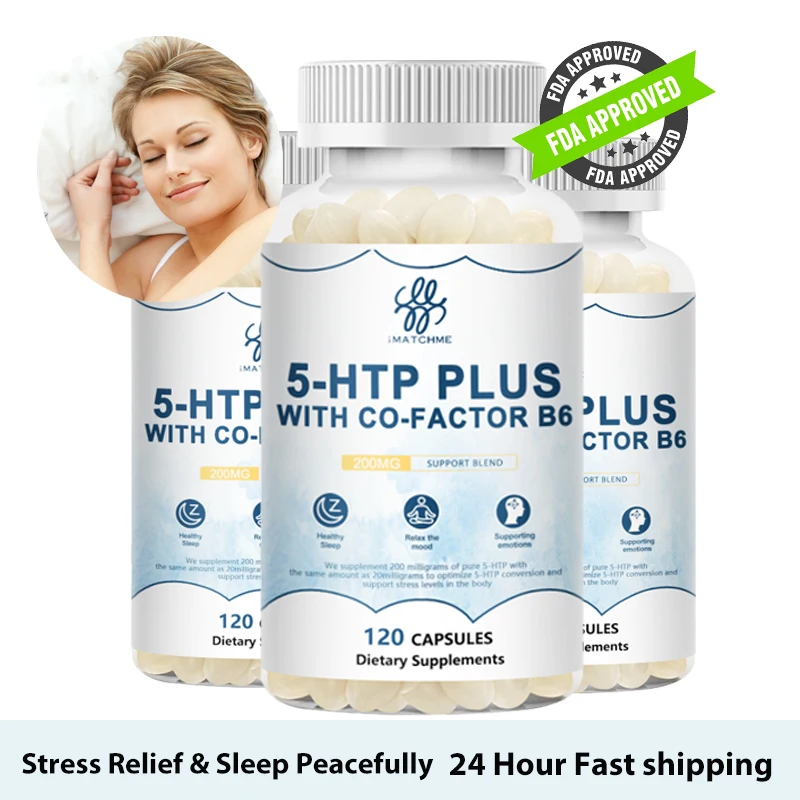 5HTP200MGPlusVitaminB6forSleep5HydroxytryptophanSupplement