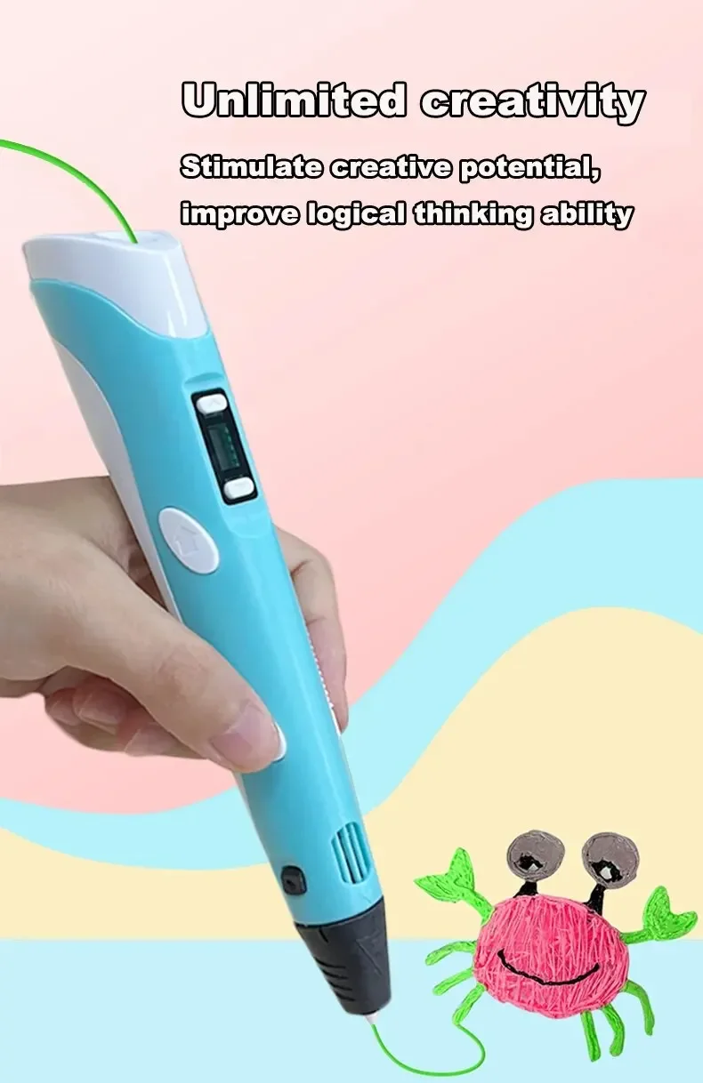 Všetky položky zahrnuté v balení USB 3D tlačového pera