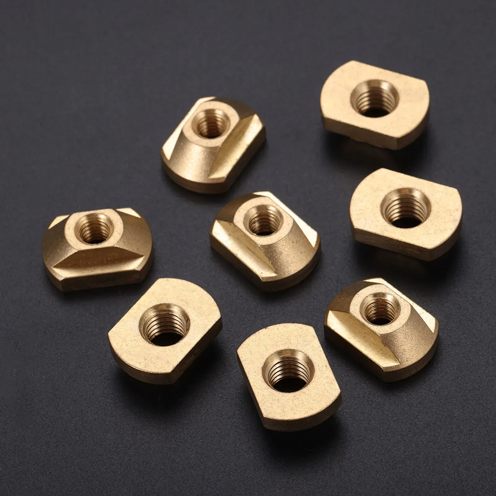 4Pcs Brass M8 M6 Mounting and T-Nuts Screws for Hydrofoil All Standard Tracks System Water Sport Windsurfing Surfing Accessories