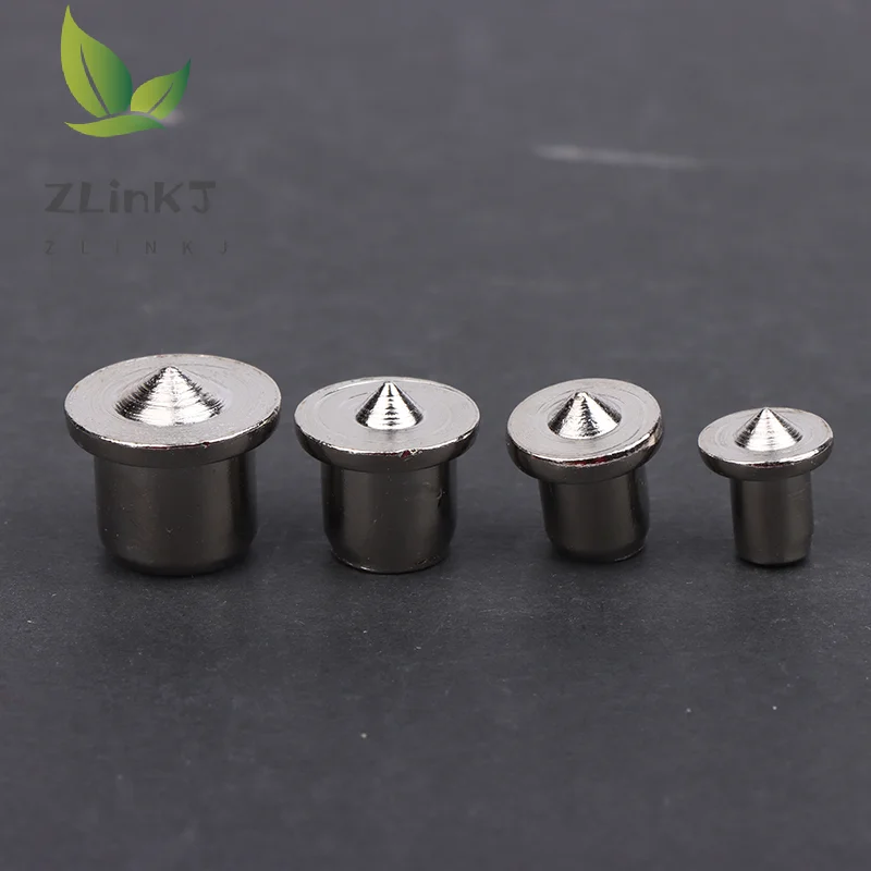 

1/4PCS Woodworking Top Locator Roundwood Punch Wooden Furniture Centering Point Drilling 1/4 Dowel Tenon Center Set