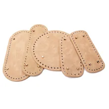 

Pu Leather Handbag Bottom Pad DIY Hand-woven Round Bottom for Knitting Bags Crossbody Shoulder Bags Accessories