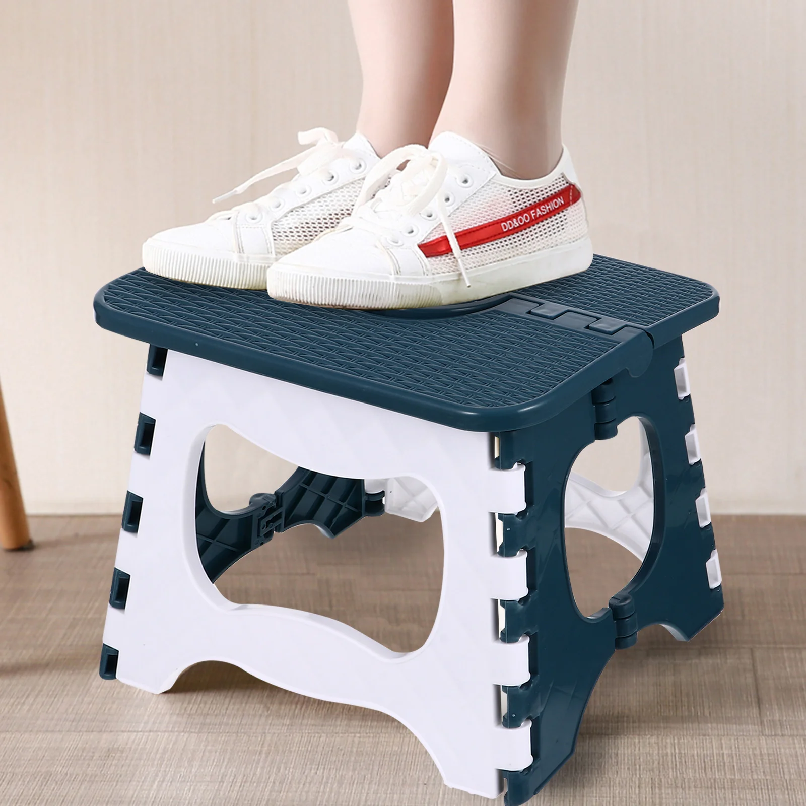 Portable Plastic Foldable Stool High Load Fishing Camping Outdoor Kitchen Bathroom Mini Step Home Furniture Sturdy Stools