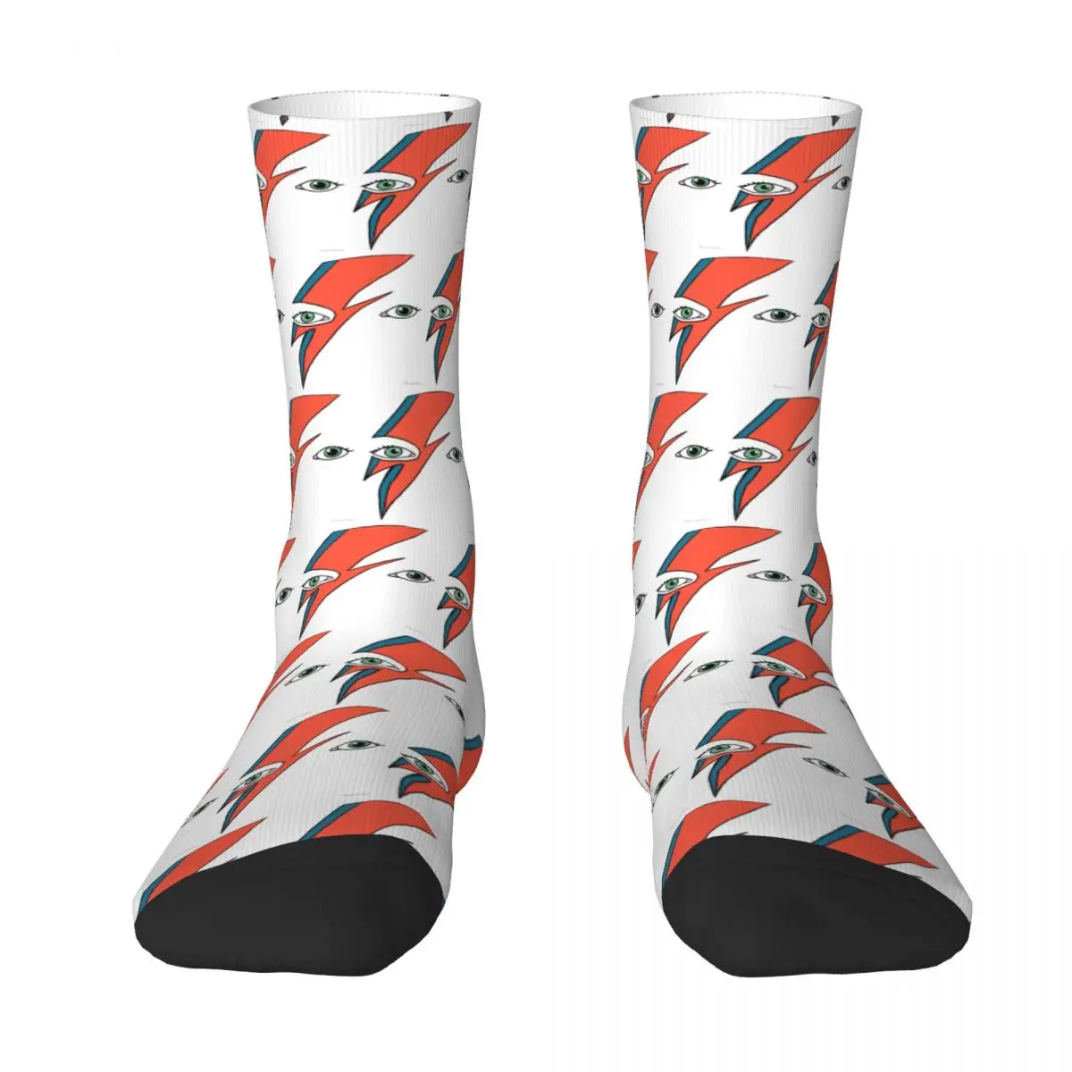 

Bowie Illustration Color contrast socks Drawstring Backpack Compression Socks Nerd Top Quality R253 Stocking