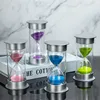 5~60 Minutes Hourglass Silver Lid Safety Timer Sand Clock Kids Drop Proof Time Management Desktop Gift Trinkets Brithday Gift 1
