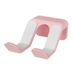 Universal Adhesive Headphone Wall Mount and Under-Desk Holder (B Pink)