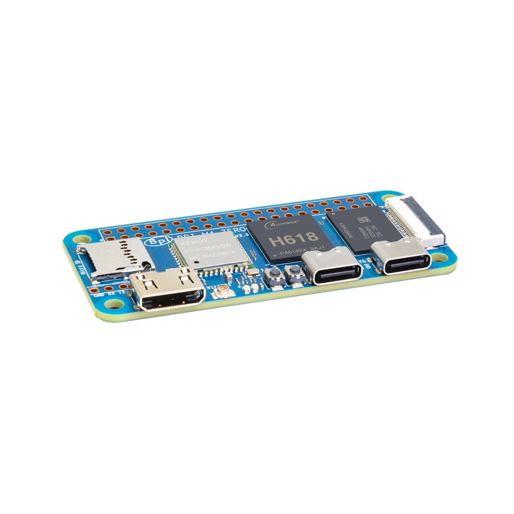 Banana Pi BPI-M4 ZERO Allwinner H618 Quad-core ARM Cortex&trade;-A53 Processor 2.4G/5G WIFI 4G LPDDR4 32G eMMC Single Board Computer