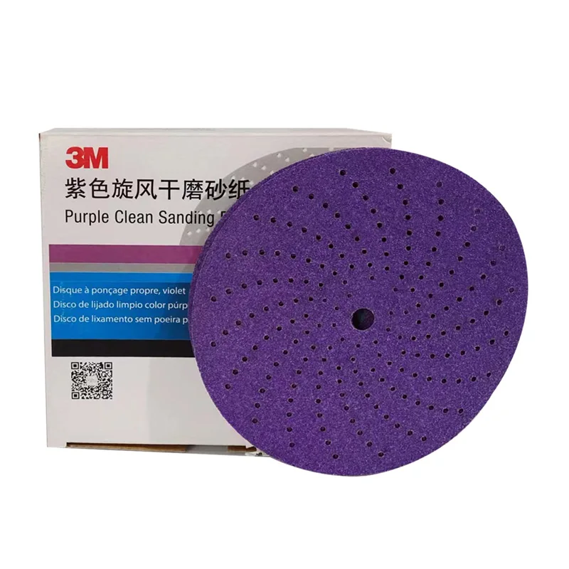 Sandpaper Set 3M Authentic Original Clean Whirlwind Dry Abrasive P80/120/180/240/320/400/500 10PCS For Car Painting