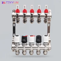 วาล์วทำความร้อนใต้พื้นปกติแล้วไม่เปิด AC 230V ท่อร่วมฮีตเตอร์ความร้อนสำหรับ M30x1.5เทอร์โมสตัทความร้อนใต้พื้น 5