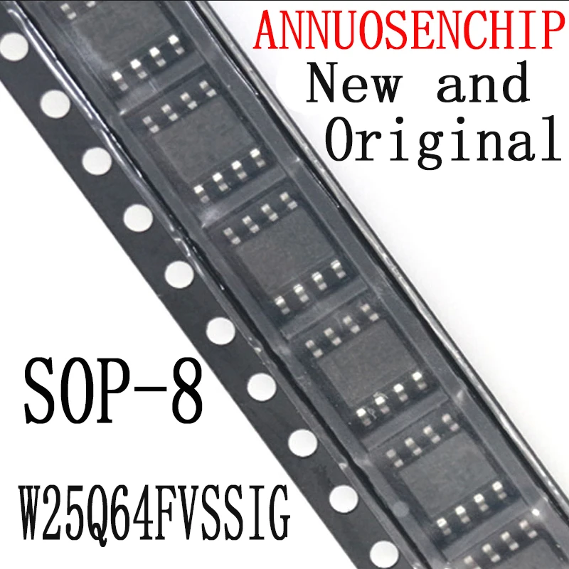 

100PCS New And Original SOP8 W25Q64 SOP 25Q64FVSSIG SMD W25Q64FVSIG 25Q64FVSIG SOP-8 W25Q64FVSSIG