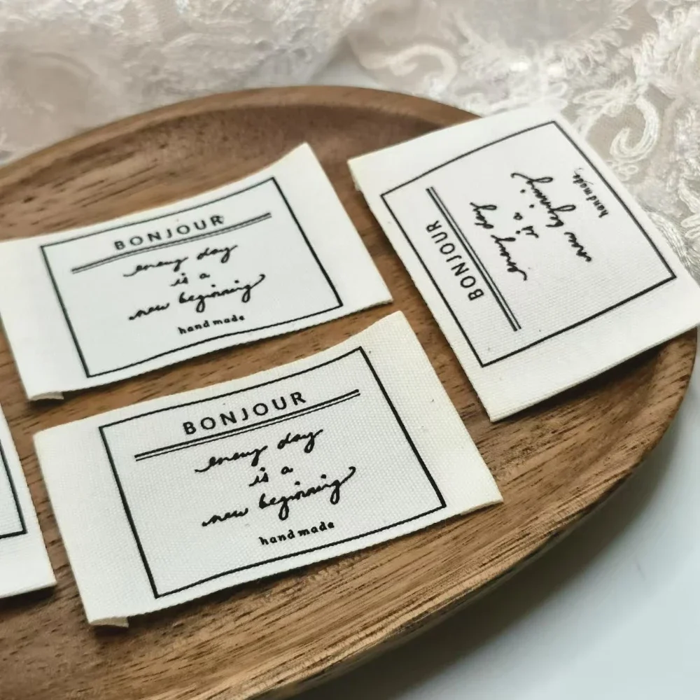 Premium 100% Cotton Fabric Care Labels for Kids Garments - Printed Wash Tags Wholesale