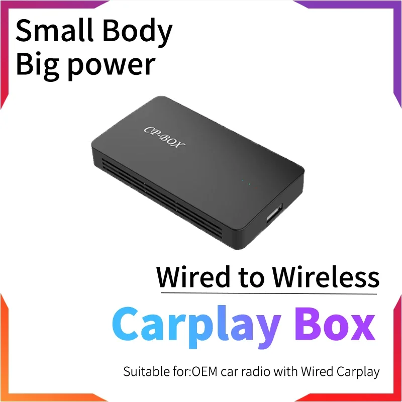 Wireless Carplay Adapter Car Mini Ai Box Per Apple Car Oem Wired Carplay Per Wireless Carplay Usb Dongle Plug And Play Playaibox