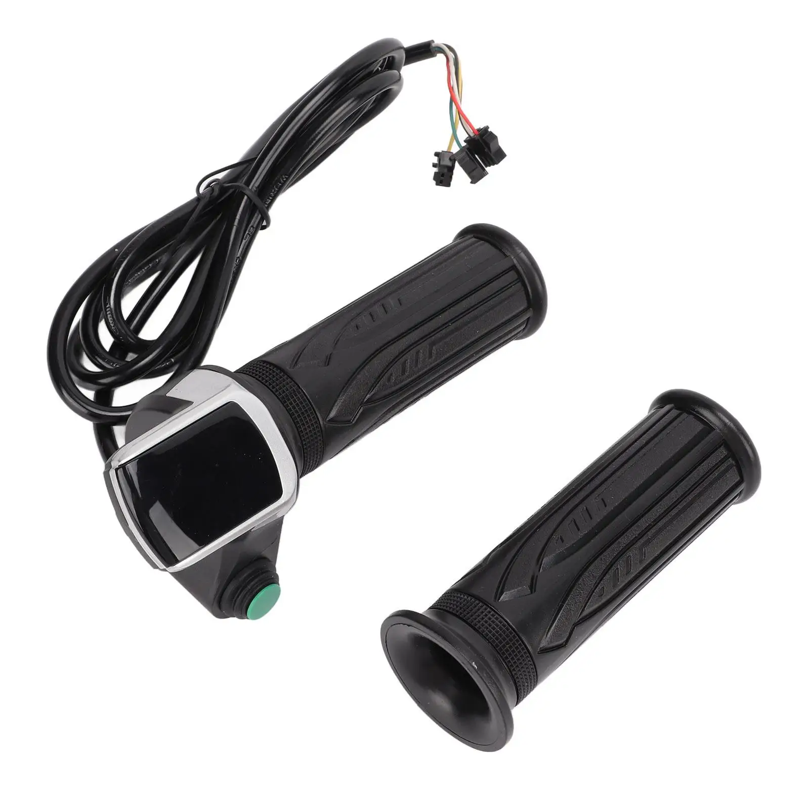 24V 36V 48V Electric Scooter Throttle LCD Display With Switch Button E-Bike Handlebar Accelerator