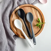 Cuillère à mélanger en Silicone, cuillères à soupe, louche de mélange de cuisine, ustensiles de cuisine, outil pour remuer et servir 3 pièces 2