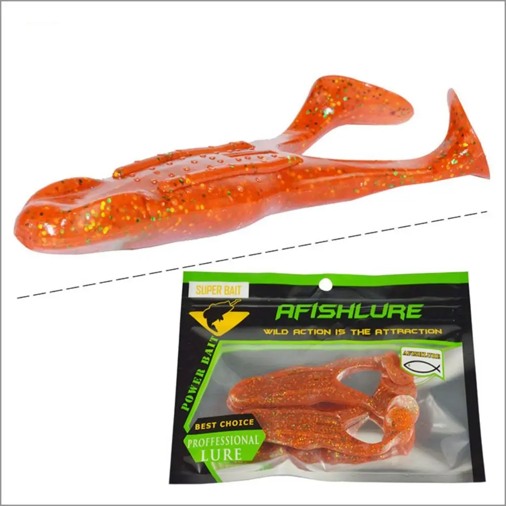 2 Stück Silikon Soft Frog Angel köder 10,5 cm/12g Jigging Köder Mini Soft Köder 3D Augen Angela us rüstung Produkt Angel gerät – Detail 12