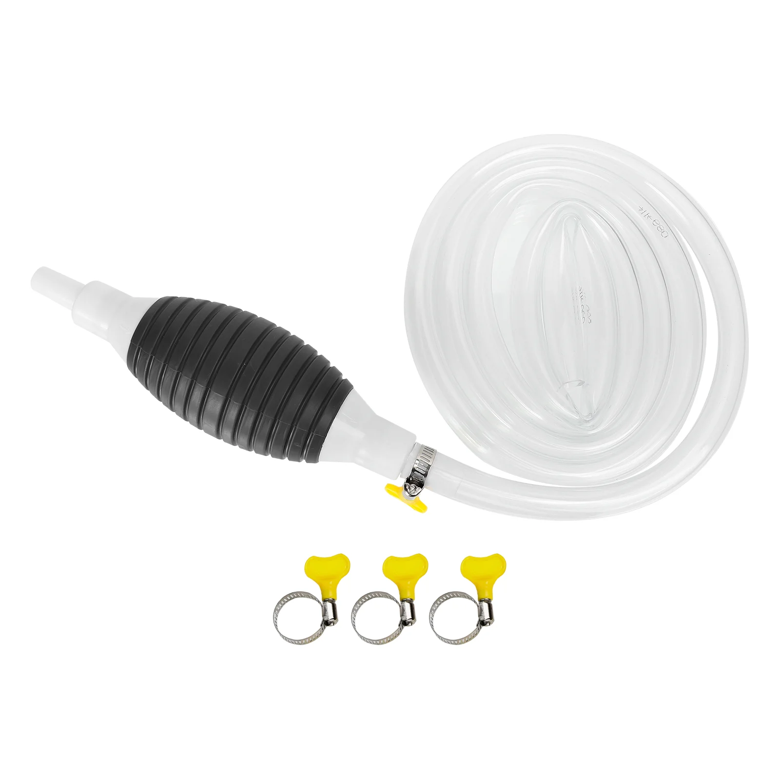 

1 Set High Flow Siphon Hand Pump Portable Manual Car Fuel Water Transfer Syphon for Car