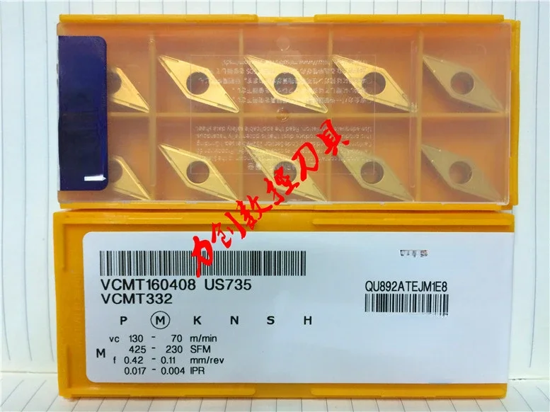 

35 Degree Diamond Shaped Inner Hole Turning Tool Grain VCMT160404/160408 VP15TF/US735/UE6020