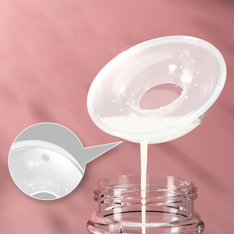 Soft Breast Milk Collector Portable Overflow Prevention Silicone Milk Cup Leakage Prevention Reusable Nursing Pad Milk Container 5
