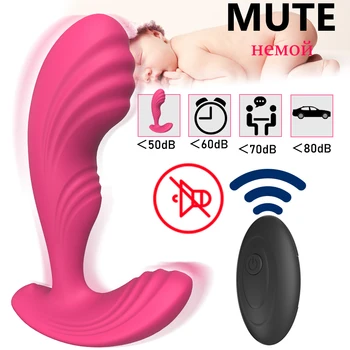 Double Penetration Dildo Vibrator Wireless Remote Control Strapon Sex Toys Anal Plug G-spot Couple Sex Toys Tied To The Penis 3