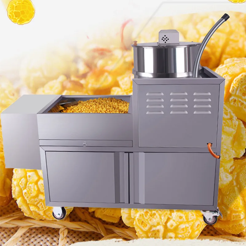 Popcorn Machin Gas Electric Balloon Stalls Commercial Automatic Medium-sized Gas Fully Spherical All-in-one Large Capacity