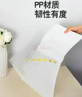 2pcs Folder insert, transparent A4 file bag, paper storage and organization tool, paper storage bag 3