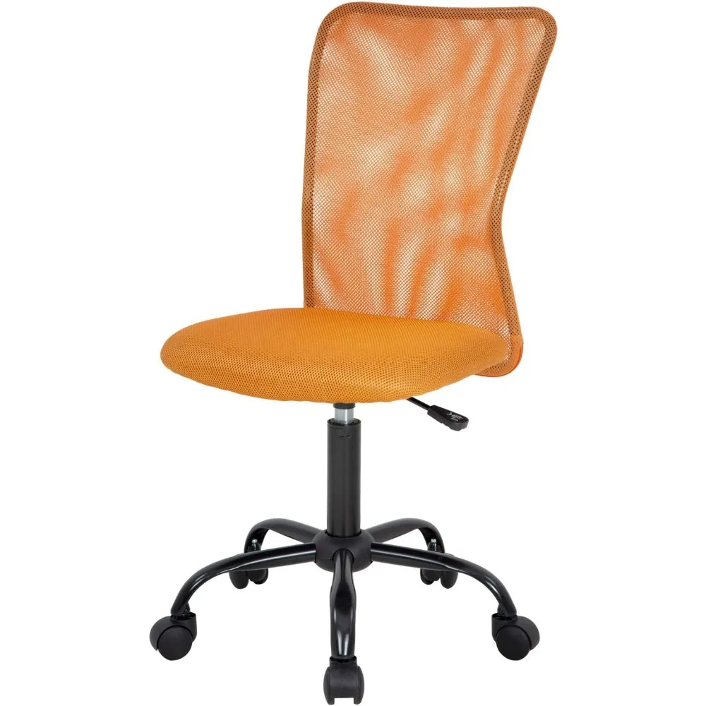 

Home Office Chair Mid Back Mesh Desk Chair Armless Computer Chair Ergonomic Task Rolling Swivel Back Support Adjustable