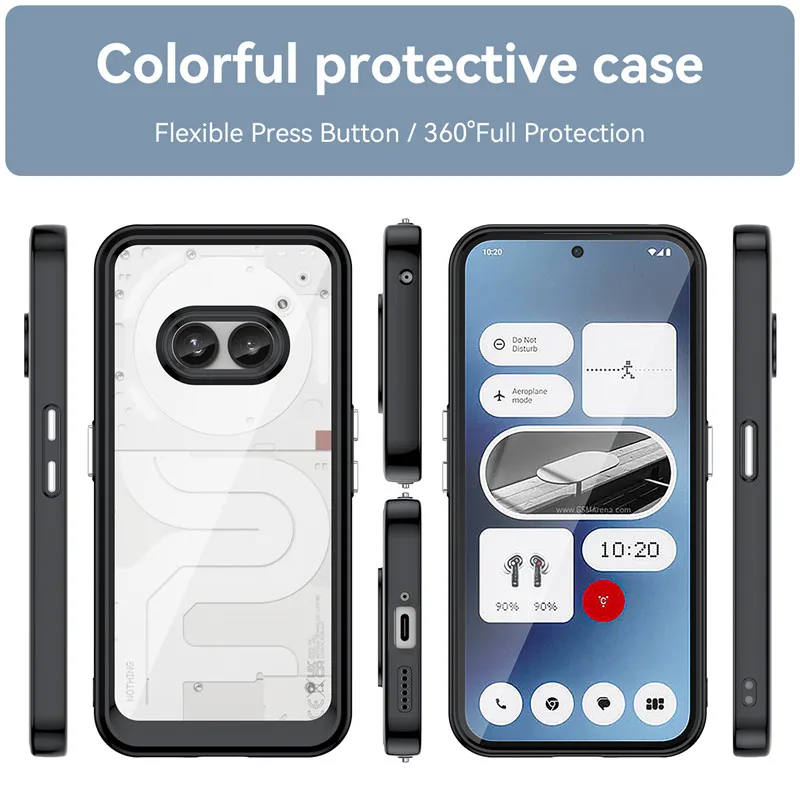 Durable Shockproof Hard PC & TPU Silicone Phone Back Cover Case