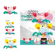 

Light Fashion Kids Creeping Electric Crab Toy Music Electronic Pet Toy Smooth for Child